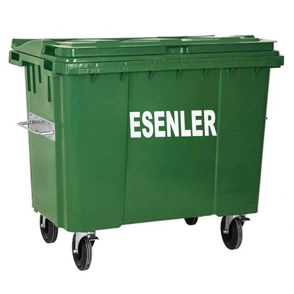 Esenler 1100 Litre Plastik Çöp Konteyneri