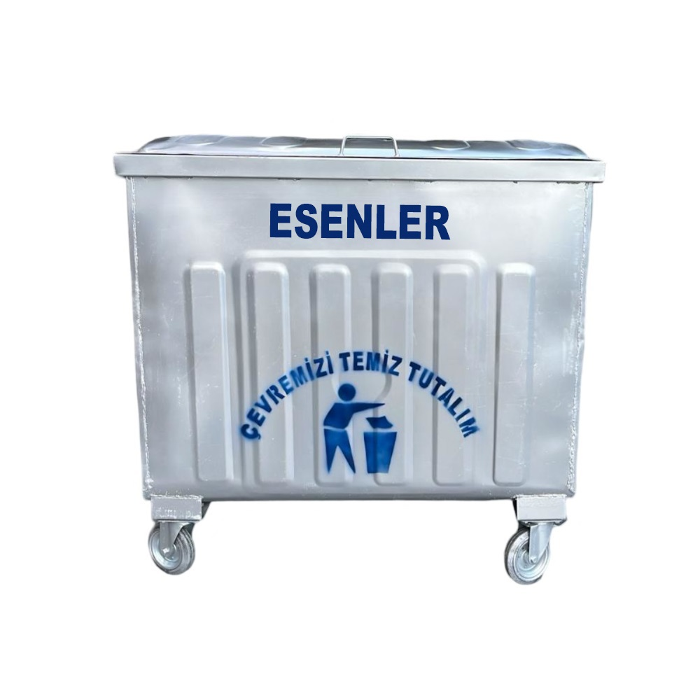 Esenler 800 Litre Metal Çöp Konteyneri